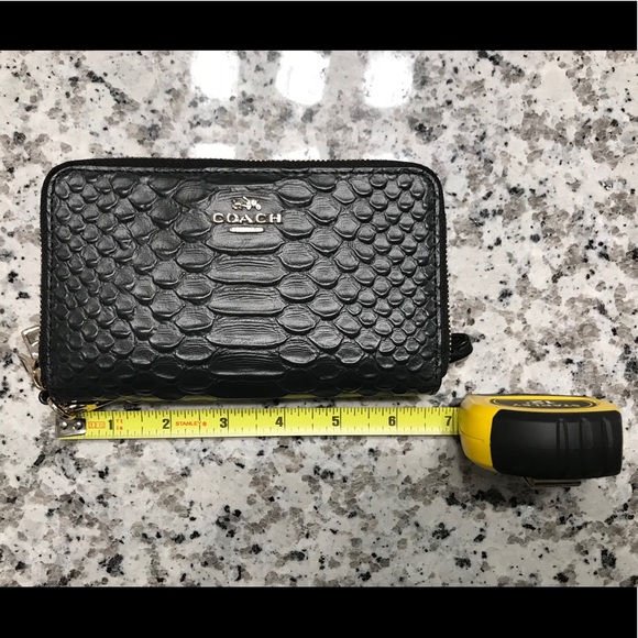 Coach Madison Double Zip Phone Wallet Wristlet - Picture 5 of 6